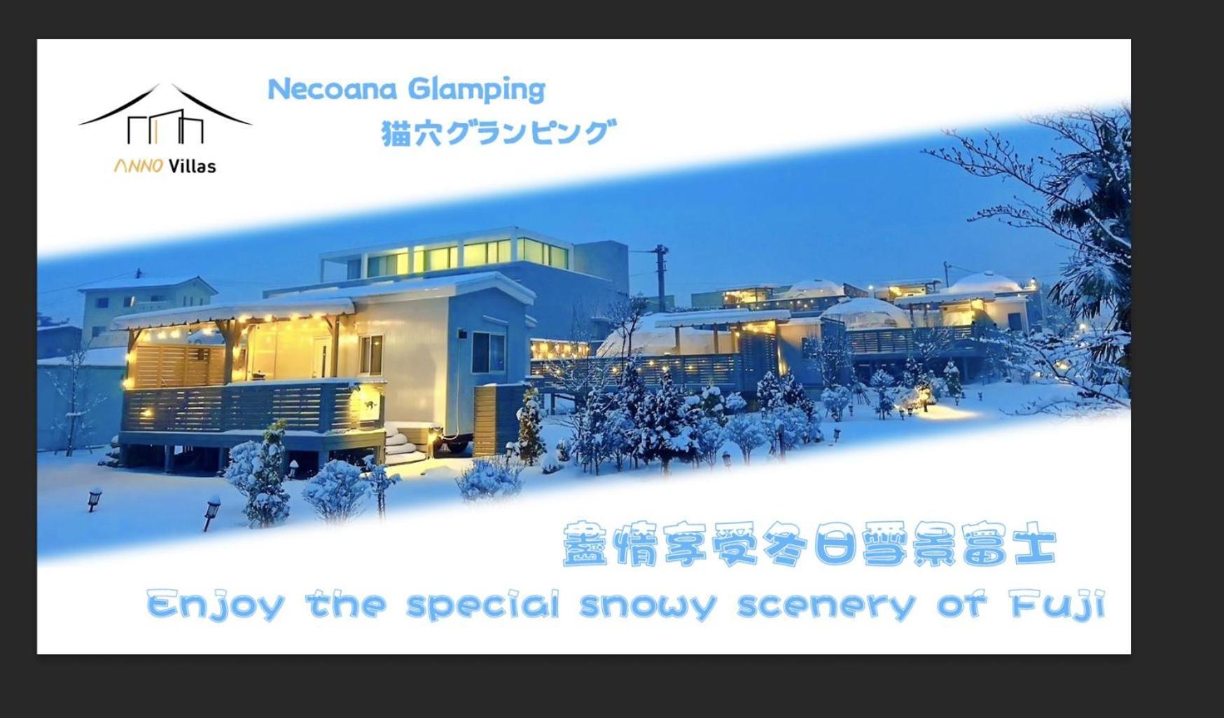 Necoana Glamping Annovillasグランピング Fujikawaguchiko Ngoại thất bức ảnh